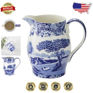 Brocca in porcellana italiana Timeless Spode blu | 67,25 oz per ciondolo da pranzo - Foto 1 di 10