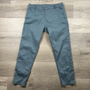 Pantalones Lululemon Para Hombre ABC Commission Clásicos Algodón Swift Verde Místico 33 x 30 - Imagen 1 de 10