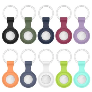 Protective silicone case for Apple Airtags tracker location devices Keychain acc - Picture 1 of 19