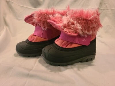 Botas de nieve rosa Kamik de segunda mano para niñas pequeñas talla 6 Foto 1 de 3