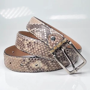 Vero Pitone Damen Gürtel Python selten robustes Lederfutter Made in Italy 3 cm - Bild 1 von 8