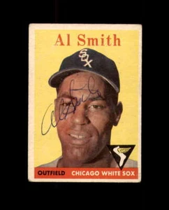 Autógrafo firmado por Al Smith 1958 Topps Chicago White Sox - Imagen 1 de 2