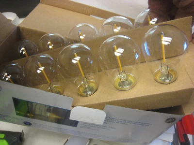 GE Vintage 1-Watt EQ S14 Soft White Medium Base (e-26) LED Edison Decorative - Image 1 of 4