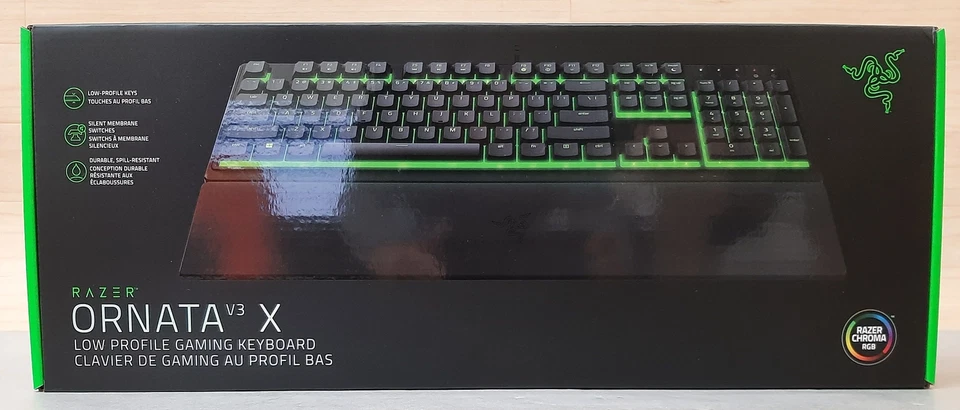 Razer Ornata V3 X Low Profile Gaming Keyboard P/N RZ03-04470200-R3U1 - Image 1 of 4