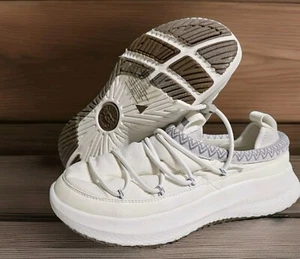UGG Tasman Slipper Sneaker Hybrid White Cream 1136594 Classic Slip On Men's 9.5 - Picture 1 of 9