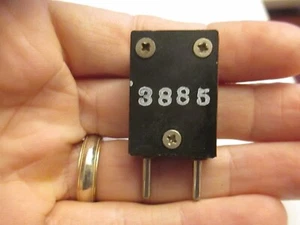 3885 KC kHz FT-243 80m 75m Ham Radio quartz crystal AM TESTED - Zdjęcie 1 z 6