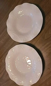 Los Angeles Pottery Laurie Gates Lavender Leaf Plates 9 " Set 2 - Picture 1 of 4
