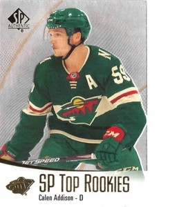 2021-22 SP Authentic Top Rookies #TR10 Calen Addison ** Minnesota Wild ** - Picture 1 of 2