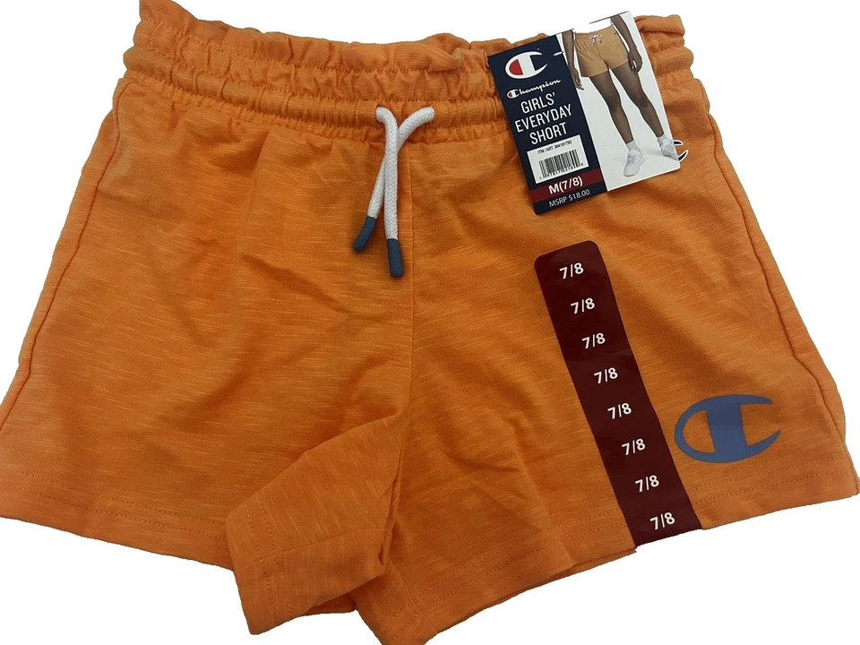 Champion Girls' Everyday Short Size 10/12 Papaya