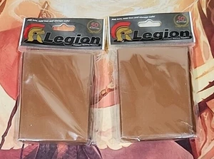 2x50 - 100 Brown Legion card sleeves - Picture 1 of 1