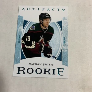 2022-23 Artifacts Rookie Turquoise Parallel #184 Nathan Smith RC Arizona Coyote - Picture 1 of 3