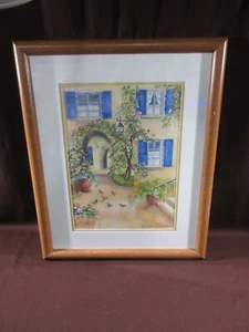 Adelaide Gilmartin Framed ORIGINAL Watercolor Signed - Picture 1 of 12