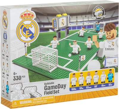 2017 Real Madrid Buildable GameDay Field Set 330 Pcs SEALED Fly Emitates Ronaldo - Image 1 of 3