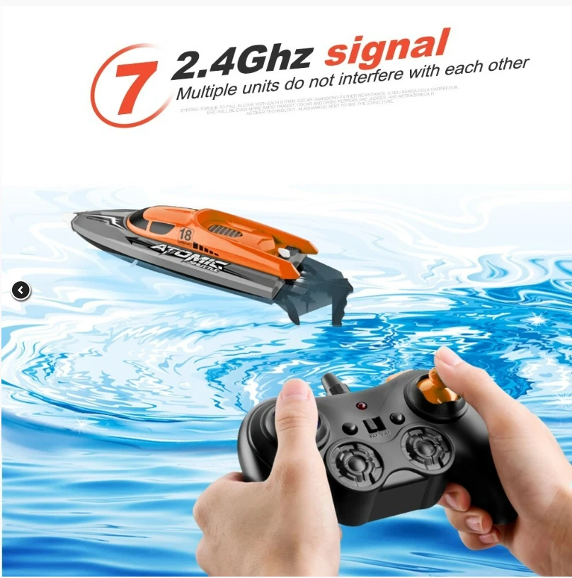 ATOMIC SHUTTLE D601 RC Racing Boat 2.4GHz Remote Control - Image 1 of 4