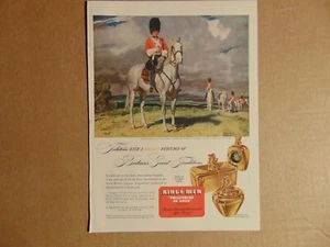 1946 KINGS MEN TOILETRIES IN GOLD vintage art print ad - Bild 1 von 1