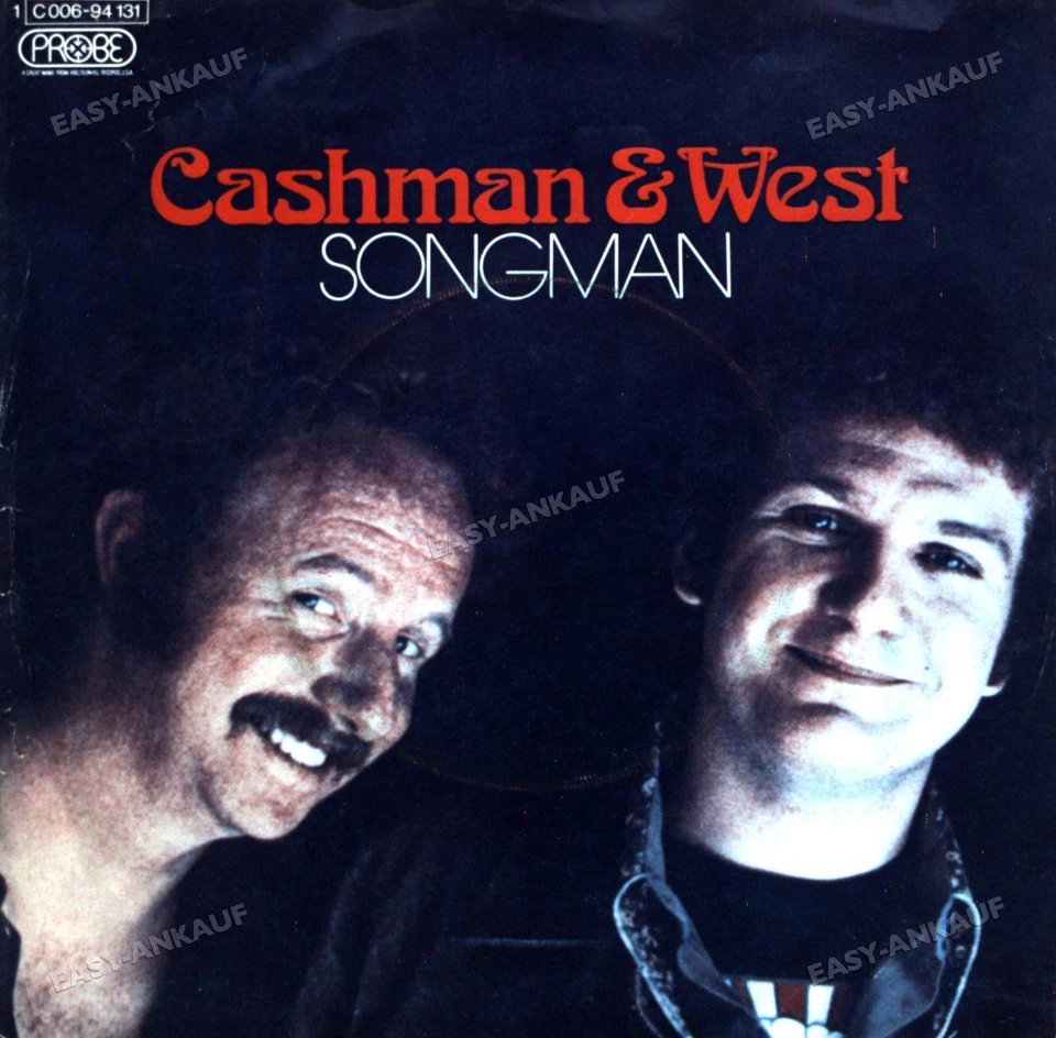 Cashman & West - Songman / If You Were A Rainbow 7" (VG/VG) . - Image 1 of 1