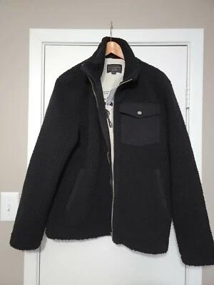 Nuevo Pendleton River Rock Sherpa Abrigo Chaqueta de Vellón Para Hombre Negro Talla Grande Foto 1 de 4