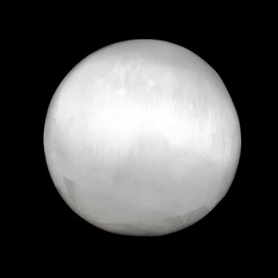 Selenit - Kugel A - Qualität Ø 68 mm / 377 g aus Marokko D41 - Bild 1 von 2