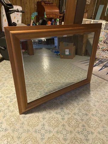Drexel Landscape Light Cherry Finish Mirror Cover