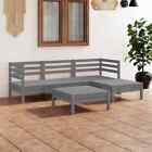 Garden Lounge Set Outdoor Sofa Furniture Wooden Patio Setting 5 Piece Vidaxl