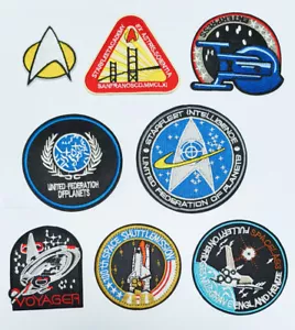 Star Trek United Federation Patch Badge Iron On Sew On - Picture 1 of 11
