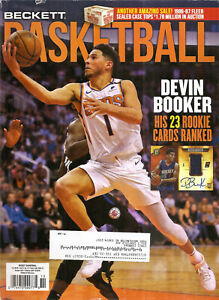 2020-10 Beckett Basketball- Devin Booker, Phoenix Suns Cover
