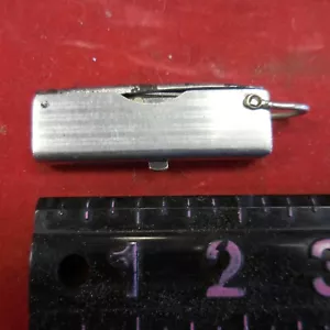 STAINLESS STEEL COMBINATION LETTER OPENER FOLDING KNIFE JAPAN very nice - Picture 1 of 7