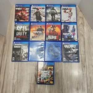 Playstation 4 Games Lot of 13 - Picture 1 of 6