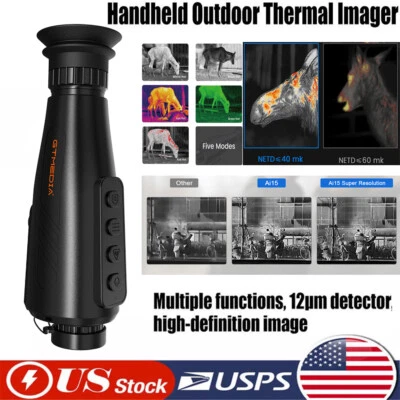 GTMEDIA AI15 Thermal Imager Ai384 x 288 Thermal Imaging Monocular Hunting Camera - Image 1 of 4