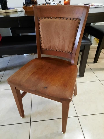 Antique 1900’s L. Marble Chair Company Bedford Ohio Bank Chair Cover
