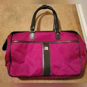 VTG Nine & Co (Nine West )Travel Suitcase Luggage Magenta Pink Bag