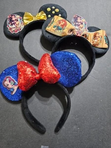 Handmade Hair Bows - Disney Princess - Beauty and the Beast - List #2Headband - Picture 1 of 4