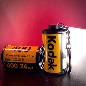 KODAK 400 KEYCHAIN 35mm keychain film canister keyring kodak 90s - Picture 1 of 1