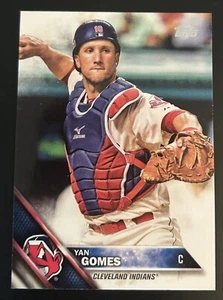 2016 Topps Series 1 Yan Gomes #30 Cleveland Indians - Picture 1 of 2