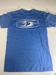 Hawaii Herren super weiches Tshirt hellblau mit weiß Größe S - Bild 1 von 4