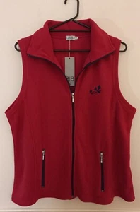 Woman's Vest "BIB" Woman, size M., red/blue,100% polyester, B. New. - Picture 1 of 6