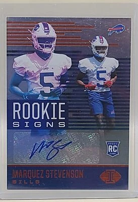 2021 Panini Illusions #RS-MS Marquez Stevenson Rookie Signs Orange - Image 1 of 2