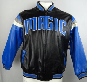 Orlando Magic G-III Men's Full Zip Faux Leather Jacket - Picture 1 of 12