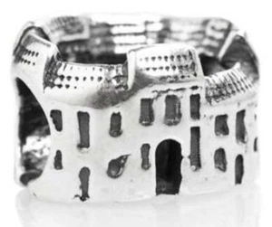 TEDORA AMPHITHEATRE LUCCA BEAD 925 SILVER CHARMS FIT EUROPEAN BEADS S 388 - Picture 1 of 1