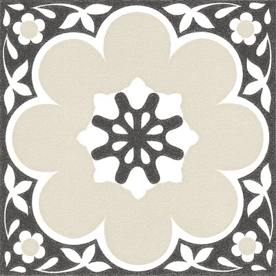 Azulejos de piso de vinilo negro Daphne de 12 pulgadas por 12 pulgadas (10 azulejos), (10 cuadrados... Foto 1 de 4