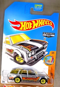 2017 Hot Wheels Walmart #14 Zamac Surf's Up 3/5 '71 DATSUN BLUEBIRD 510 WAGON - Picture 1 of 5
