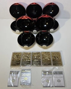Vintage 1999 Pokémon 23K Gold Plated Trading Card Lot of 5 Charizard, Polliwhirl +++ - Bild 1 von 24