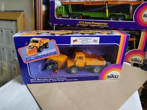 Kartonmodell Siku 2212 Mercedes Benz Unimog Schneepflug - Bild 1 von 9