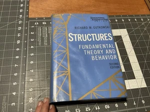 Structures : Fundamental Theory And Behavior By Gutkowski, 1990 2nd Edition, A5 - Foto 1 di 14