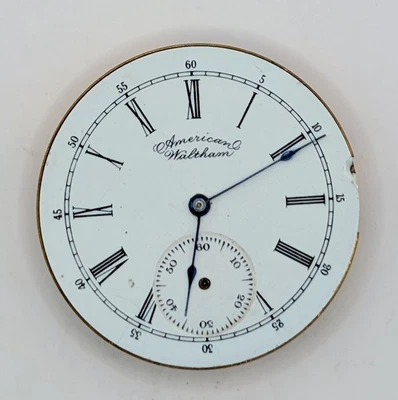 1905 Waltham Watch Movement-For Repair Or Restoration - Missing Second Hand - Image 1 of 3