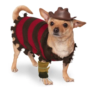 Freddy Krueger Pet Costume - Size Large (Dogs & Cats) - Picture 1 of 2