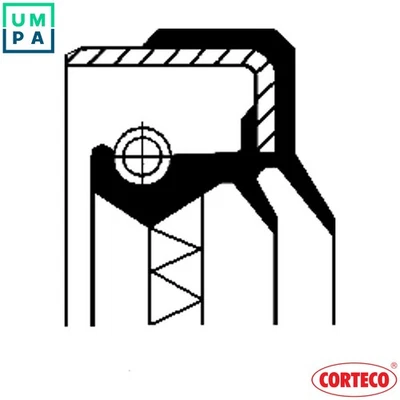 SHAFT SEAL DIFFERENTIAL 49358582 FOR VW CARAVELLE/KOMBI/Bus/TRANSPORTER/Mk/VI - Image 1 of 4