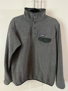 PATAGONIA Synchilla Kids Youth Polyester T Snap Pullover Outdoor Casual Sz M/10 - Picture 1 of 5