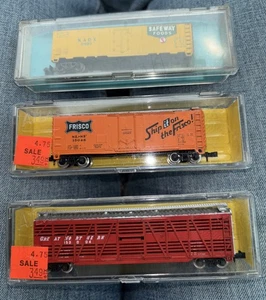 Spur N Atlas Rollmaterial Zug Güterwagen 3 Stück - Bild 1 von 8