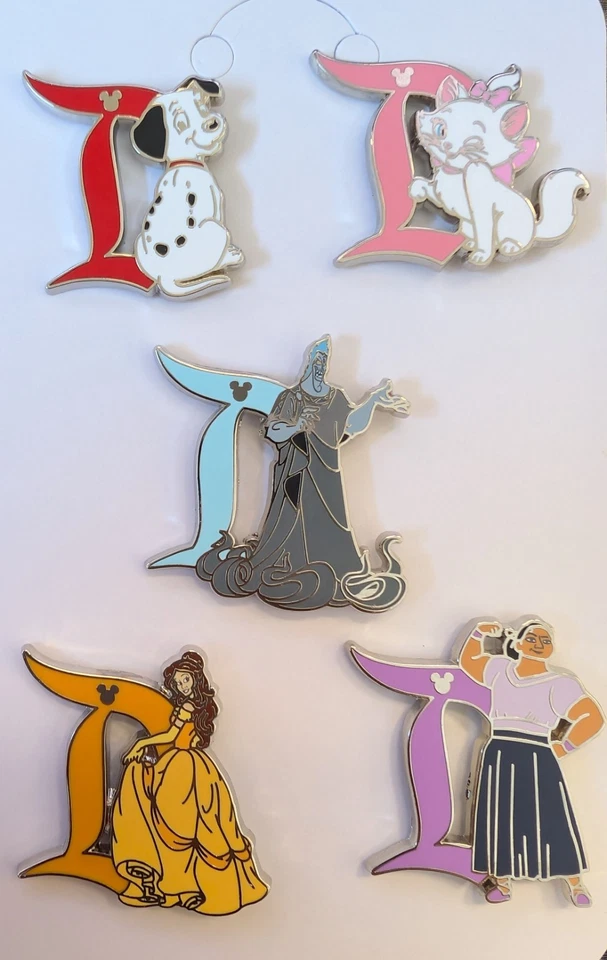 Disney Pin Hidden Mickey Gothic D Disneyland DLR 2024 - Image 1 of 1